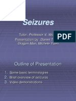 Seizures: Tutor: Professor V. Wong Presentation By: Daniel Tsang