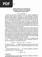 Application of Analysis on Nilpotent Groups to PDE Folland