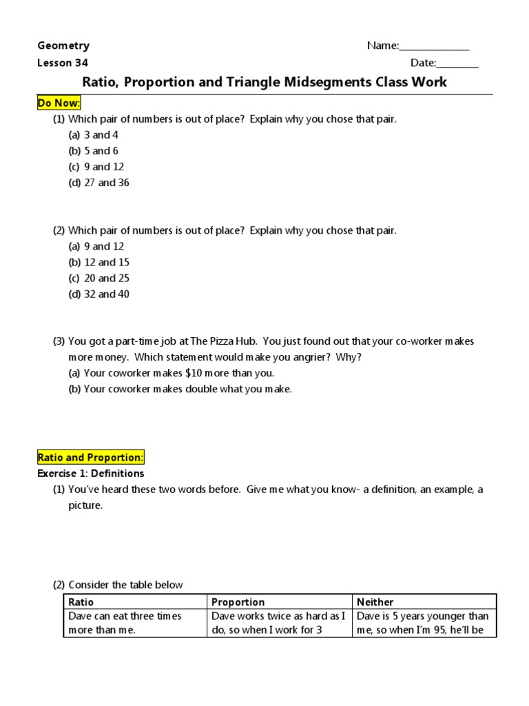 Understanding Ratios and Proportions | PDF | Ratio | Fraction (Mathematics)