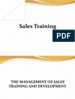 Sales Training Objectives