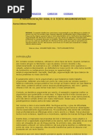 A ARGUMENTAÇÃO ORAL E O TEXTO ARGUMENTATIVO