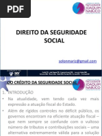 Aula 10 Direito Da Seguridade Social Fmn Paulista Do Credito Da Seguridade Social