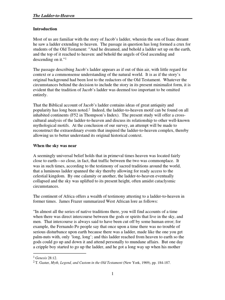 The Ladder-to-Heaven: Myths Explored | PDF | Social Science | History