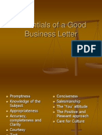 Essentials of A Good Business Letter