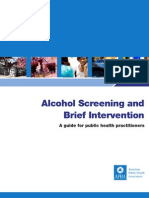 Alcohol Screening and Brief Interventions a Guide for Public Health Practitioners
