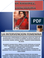 Juana Ramirez, La Avanzadora 1