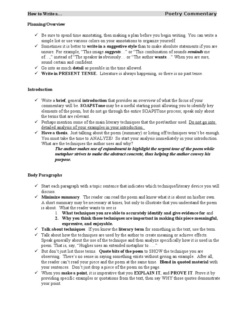 Book commentary example image