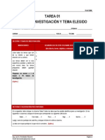 Tarea 01 - Ideas - de - Investigación - y - Tema - Elegido