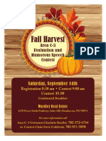 Area C-3 Fall HarvestContest Flyer For SEP 2013