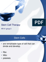 Stem Cell Therapy: NR-41 Group 3