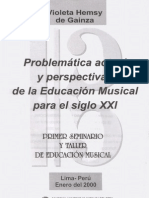 Violeta Gainza Problemática da Educação Musical Atual