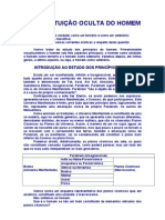 A constituição oculta do homem em sete veículos