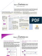 Guía de Migración A OneNote 2010