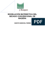 Modelación Matemática Del Secado Convencional de Madera: Sadoth Sandoval-Torres