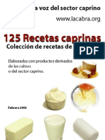 125 Recetas Caprinas Queso de Cabra