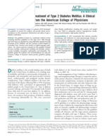 Oral Pharmacologic Treatment of Type 2 Diabetes Mellitus ACP