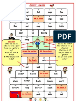 Short Vowels: Cat Lid Cup Fox Bed Dig Pot Ben Beg Mug Map Top Boxing Lucky Trick Sack Up Stop