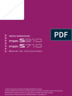 Manual PSR S910