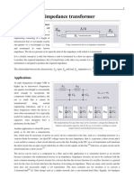 Quarter-Wave Impedance Transformer