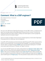 EE Times - Comment What Is A DSP Engineer