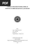 Download Laporan Praktikum Penentuan Orde Reaksi by Susita Pratiwi SN158150325 doc pdf