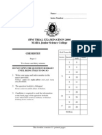 SPM Percubaan 2008 MRSM Chemistry Paper 2