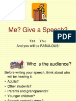 How To Give A Speech