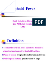 Typhoid Fever: Dept. Infectious Disease 2nd Affiliated Hospital CMU