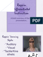Overview of Differentiated and Data Driven Instruction Presentation 