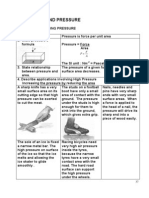 Nota Padat Fizik F4 Forces and Pressure Notes