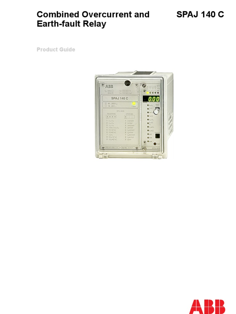 Abb spaj 140 c user manual free