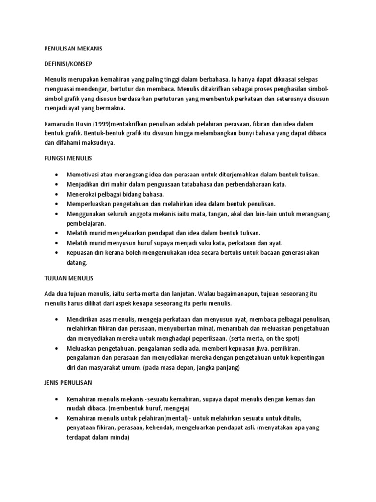 Penulisan Mekanis Pdf