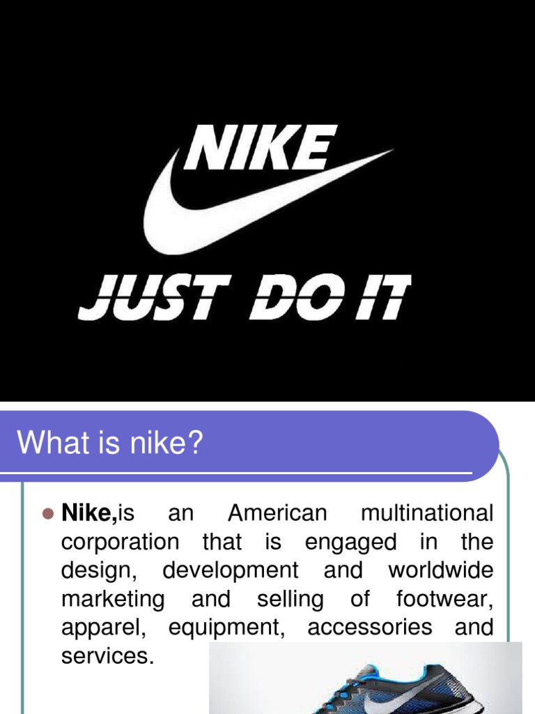 Nike Company Profile and Manufacturing Process PDF Nike Business