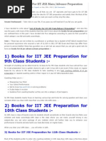Download List of Best Books for IIT JEE Main_Advance Preparation 2014 _ Live Like Royal by bhattnp_620044101 SN158168342 doc pdf