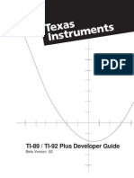 Texas Instrument - Ti89 Ti92 Plus Developer Guide