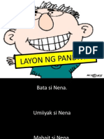 Layon NG Pandiwa