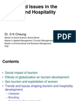Trends and Issues in the Tourism and Hospitality
