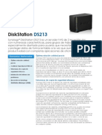 Synology DS213 Data Sheet Esn