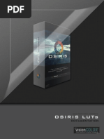 Download OSIRIS Film Emulations - Documentation by VisionColor SN158174190 doc pdf