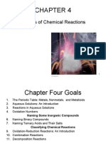 CHAPTER 04 Some Types of Chemical Reactions