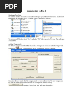 Introduction To Pro II: Starting A New Case