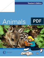 Animals - Teacher Edition