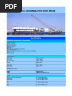 Accommodation Barge 299 PAX With Acco