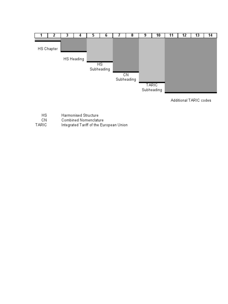 Hs CN Taric Code PDF