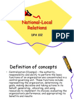 National Local Relations