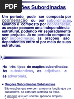Orações Subordinadas