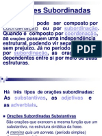 Orações Subordinadas