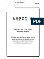 Anexo VI - Portaria 11-2000 de 13 de Janeiro