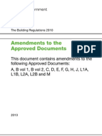 Approved Documents Amends List 2013
