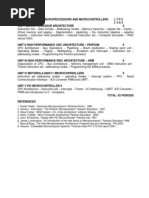 Advanced Microprocessors and Microcontrollers